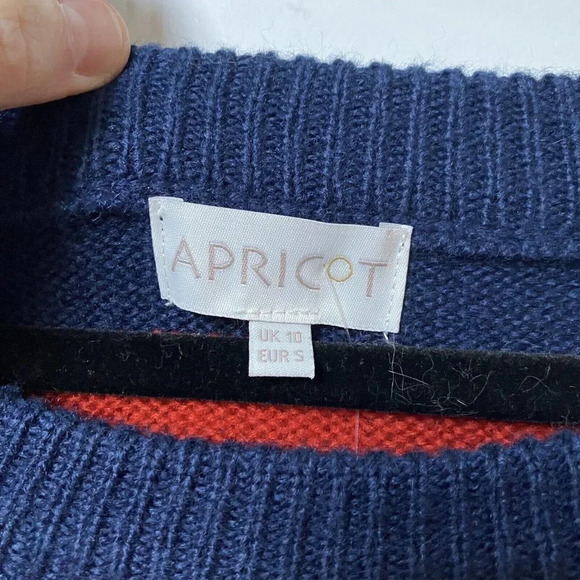 Apricot Blue Southwestern Knit Long  Line Sweater - Picture 2 of 4